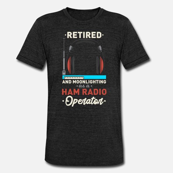 

ham radio operator retirement plan retired t shirt men knitted tee shirt s-xxxl leisure crazy humor summer letter shirt