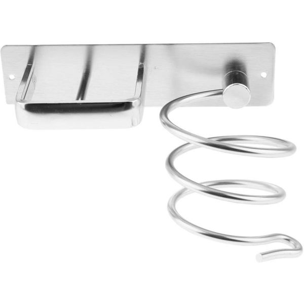 

space aluminum bathrooms hair dryer holder punching hanger wall mounted
