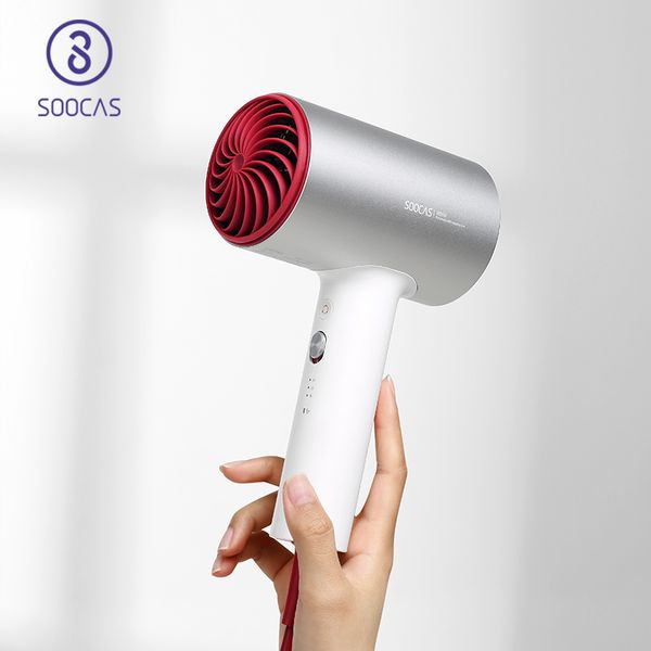 

soocas h5 upgraded negative ion hair dryer for mijia 1800w professional blow dryer aluminum alloy powerful electric