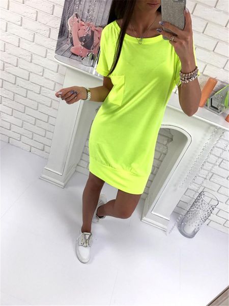

dress designer casual short sleeve dresses summer dress solid with pocket behind bind belt loose midi, Black;gray