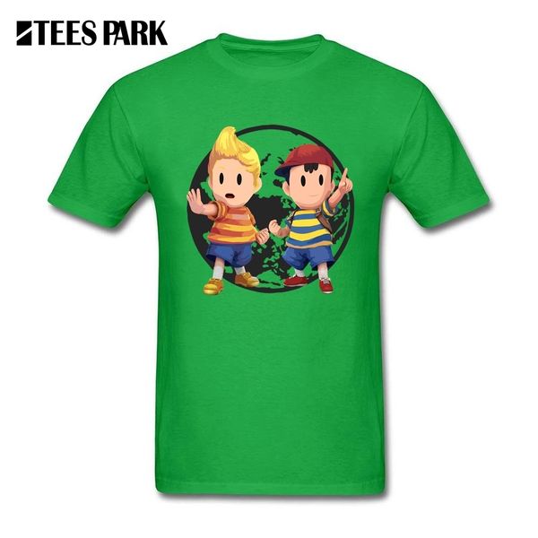 

tees shirt ness and lucas t-shirt super famicom games funny t shirts man crewneck 100% cotton short sleeve men