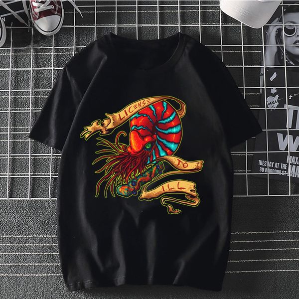 

лицензия мужские унисекс футболка смешной распечатать одежда повседневный улица мужчины harajuku t-shirt