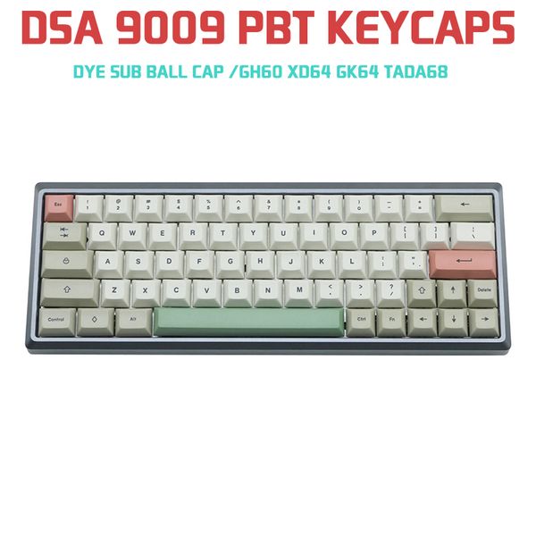 

keyboards 9009 dsa 125 keys pbt gray white dye sub keycaps for cherry mx mechanical keyboard gh60 xd64 gk64 tada68 keycool 84 tofu96 104