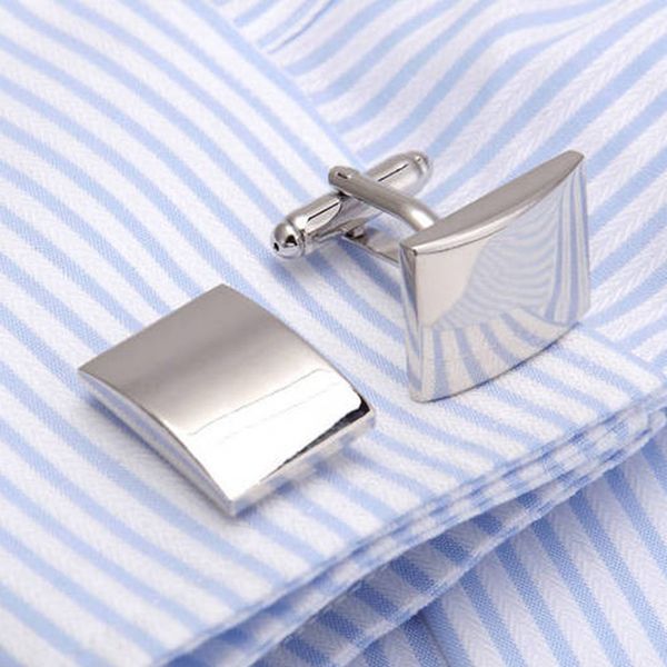 

men women creative cufflinks jewellery novelty cuff buttons for men suits hight quality new fashion, Silver