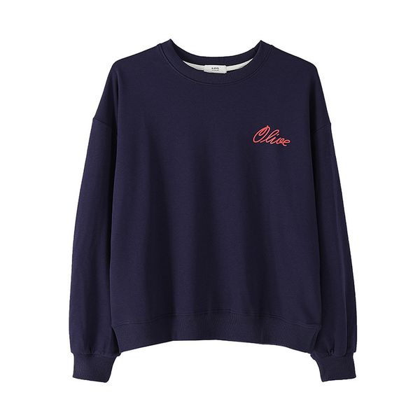 

qianchun back cartoon printed sweater for women 2020 autumn new korean style loose casual round neck student for women, Black