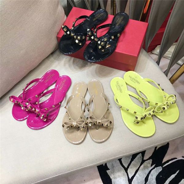 

new color paris luxury designer sliders womens summer sandals beach slide slippers ladies flip flops loafers sky blue chaussures, Black