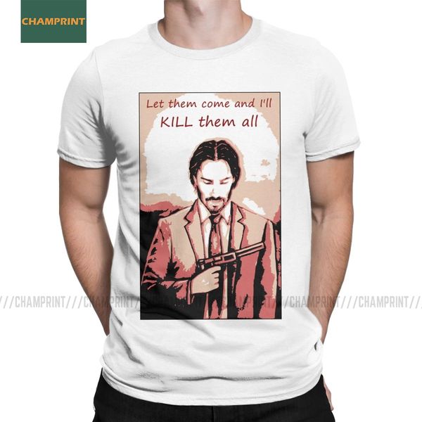 

men john wick t shirts keanu reeves t-shirts movie parabellum dog film animals baba yaga cotton clothing funny short sleeve tee