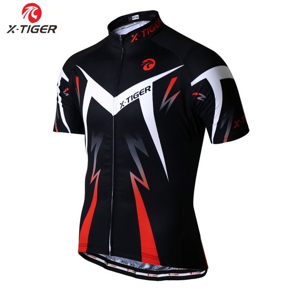 

x-tiger pro cycling jerseys ropa ciclismo mountain bike clothing quick-dry men's racing bicycle clothes mtb bike sportswear, Black;red