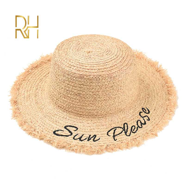 

wide brim hats handmade weave raffia sun women summer outdoors sunshade straw hat beach visor foldable rh, Blue;gray