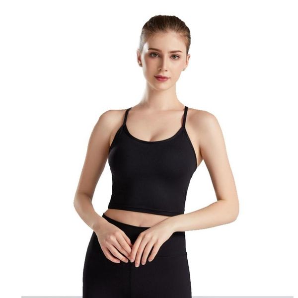 

yoga outfits breathable push-up sports bra solid padded fitness yoga-shockproof jogging seamless activewear quick dry female, White;red
