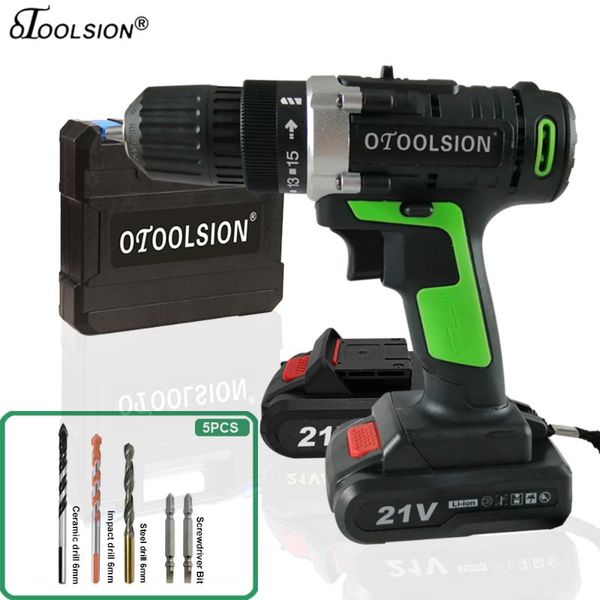 

21v 1.5ah drill cordless screwdriver power tools mini electric drill screwdrivers with batteries 15+1 torque plastic box