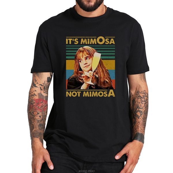 

это mimosa не mimosa смешные t рубашка гарри lovers hermi-один размер 100% tops movie tshirt фитнес homme ес
