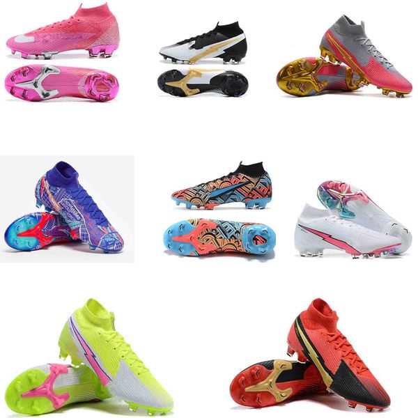 

mens mercurial superfly vi elite fg cr7 soccer shoes cristiano ronaldo outdoor neymar football shoes soccer cleats football boots 39-45