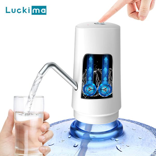 

automatic pump drinking water dispenser double pumps usb charging powerful gallon water bottle pump for home office outdoor