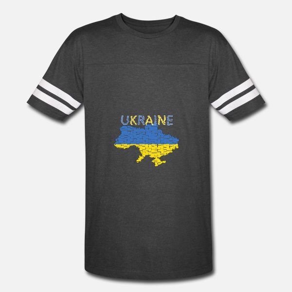 

ukraine flag art design t shirt men design cotton s-3xl kawaii fit new style spring autumn novelty shirt, White;black