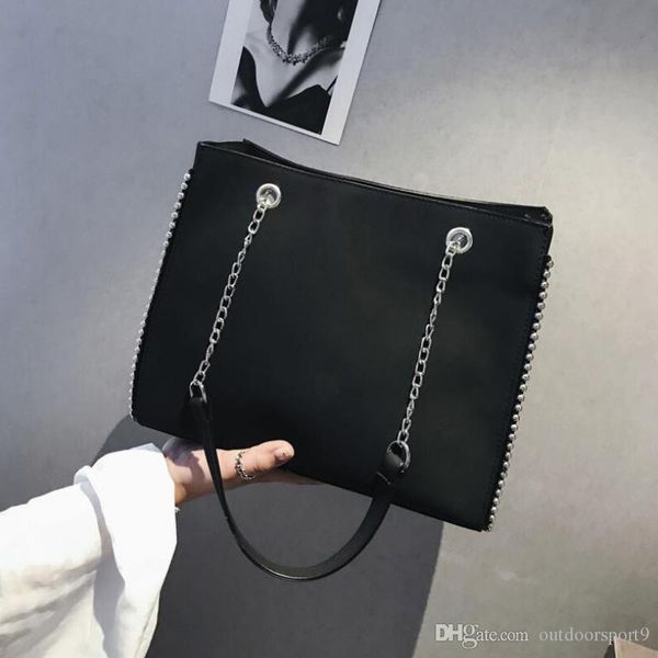 

classic retro blue chain shoulder bag famous designer rivet diagonal bag ladies shoulder diagonal package women's 2019 bag