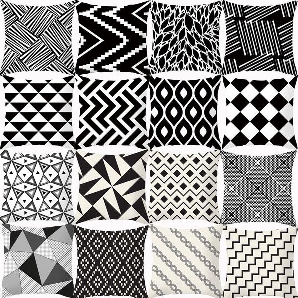 

side cushion decorative cushions decor throw polyester pillow case case printed single cover geometric pillow casecovers home pillow cases s