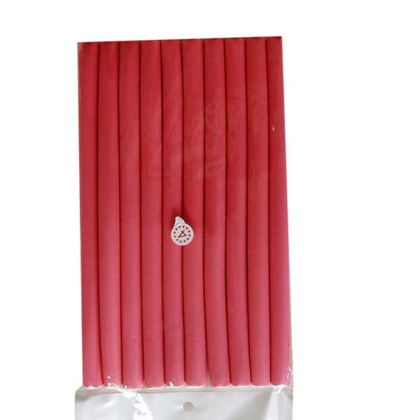 

10pcs hair rollers curler makers soft foam bendy curls diy styling rollers care curler bagels for hair flexi rod, Black