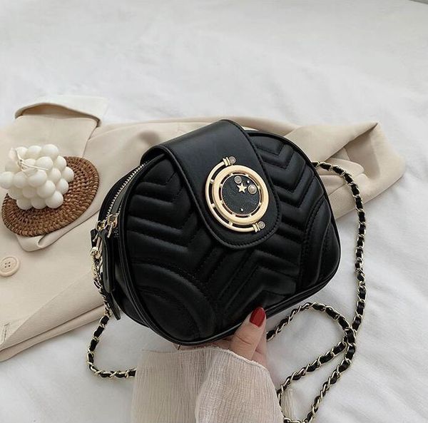 

fashion women crossbody high qualuty two zipper shoulder bags thread plain lady camera bag