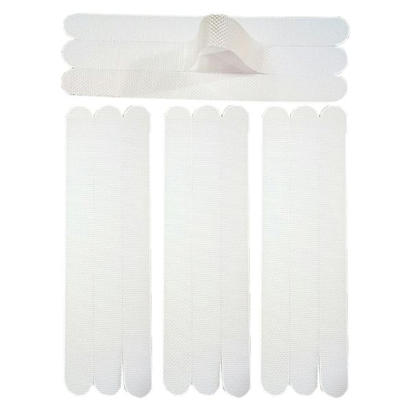 

12pcs rubber self adhesive flooring bath shower pad water proof anti-slip strips