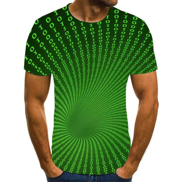 

verano tridimensional 3d vortex camiseta hombres mujeres moda de manga corta linda camiseta 3d print shirts harajuku harajuku men clothing