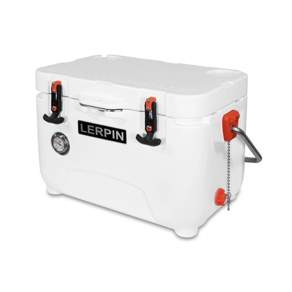 

small volume 25qt size portable rotomolded cooler chest ice box camping lunch box drinking ice cooler box