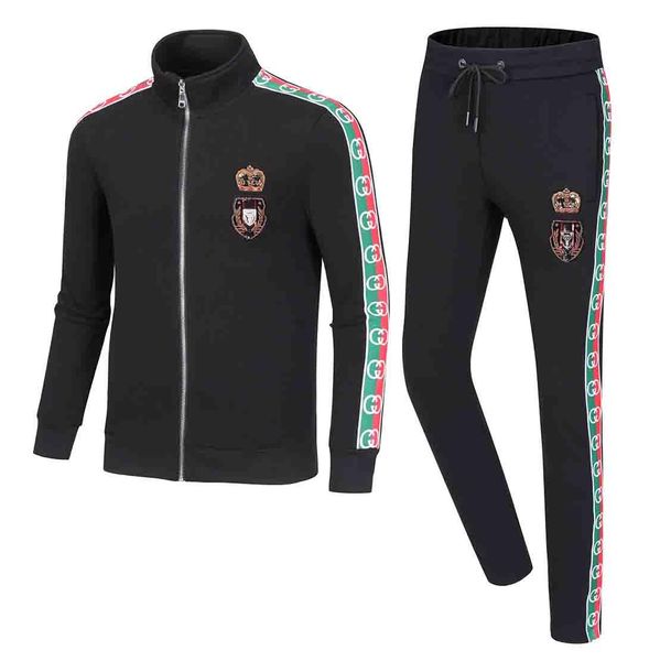 

designer men's jogging suits medusa printed hoodies sweatshirt slim fit tracksuits for men long sleeve jacket sweatshirts sport suit #3, Gray