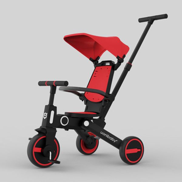 Compre 7 En 1 Bici Del Niño Del Triciclo Del Cochecito De Niños Triciclo Del Bebé Con La Manija De Empuje, Asiento Trasero Frente, Toy Boy Girl, De 12 Meses A 5