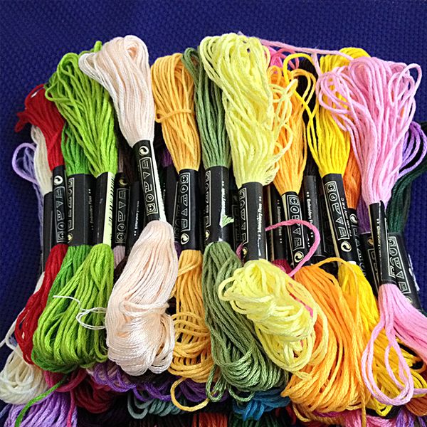 

50pcs new cross stitch cotton embroidery thread skeins *deal*