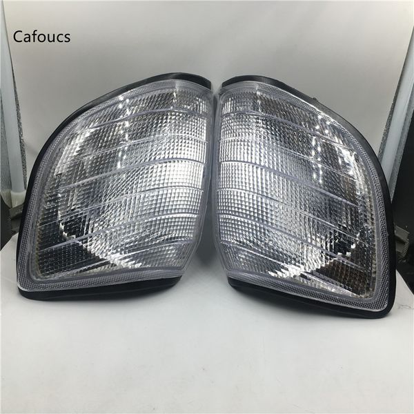 

cafoucs white corner light parking lamps for w140 s-class s320 s420 s500 s600 1991-1998