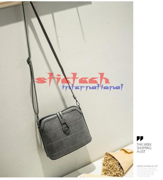 

by dhl or ems 20pcs spring and summer pu leather women bag fashion plaid single shoulder bag small crossbody