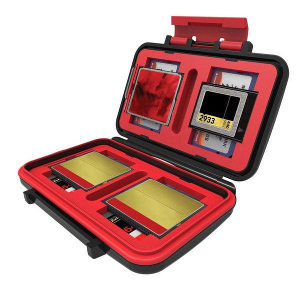 

cgjxsmemory card case holder for 8 x sd sdhc cards mc -sd8 waterproof anti -shock wholesale drop shipping