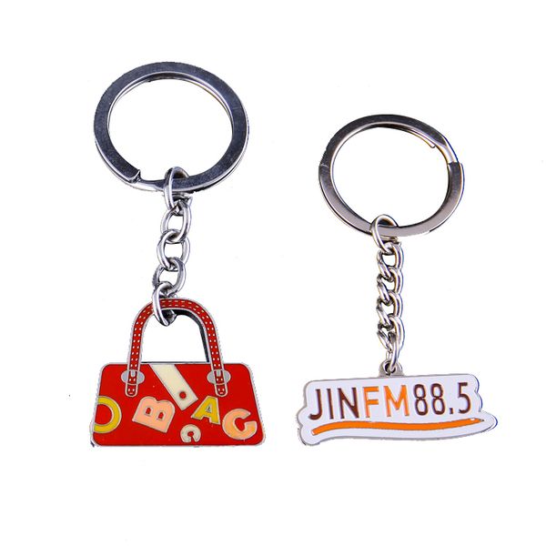 

оптовый портативный мини заказ металл брелок, продвижение горячих продаж сплав ключевой цепь металла, Silver