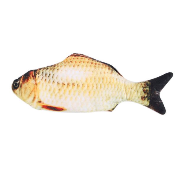 

32cm gift for cats chewing playing biting electric catnip fish toy usb charging