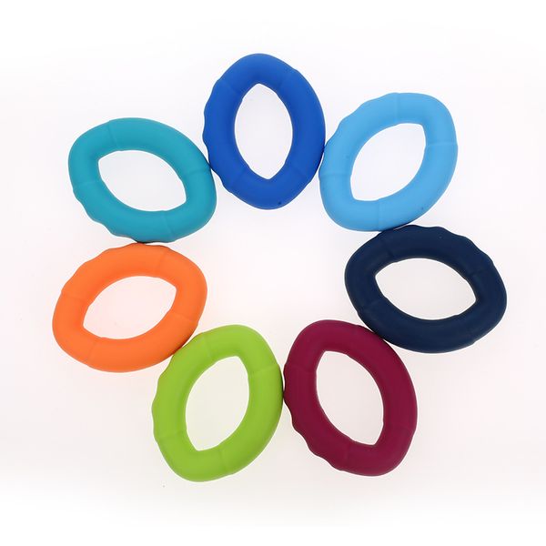 

sports fitness hand grip ring finger olive shape handgrip solid silica gel trainer portable small and exquisite many color 5xs c1