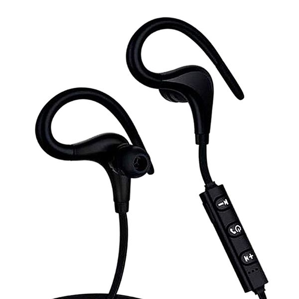 

earphones headset ear hook and cap earbuds with headphone noise reduction