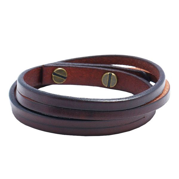 

fehame wholesale men's braided leather bracelets armband heren in black and brown color with magnetic elegent bracelet for man