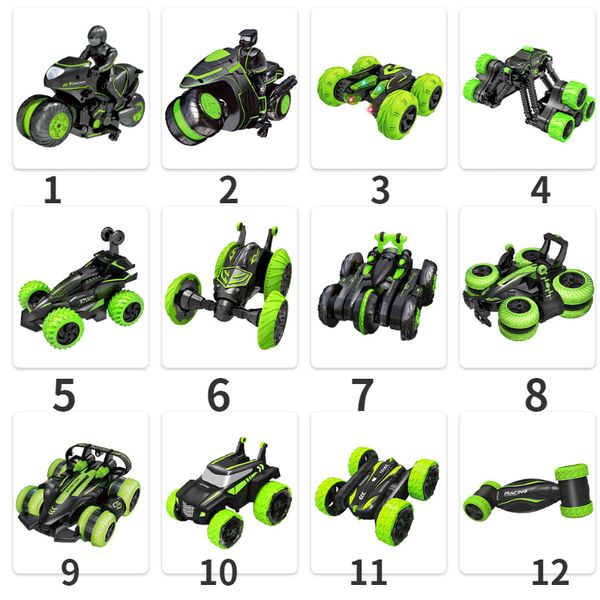 

rc stunt car 2.4g 3d вращающийся drift rock crawler быстродействующие автомобили гонки деформация led внедорожные радио электрический пульт