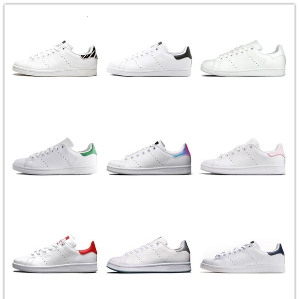 

online sale originals stan smith shoes women men casual leather superstars skateboard punching white black green blue sports shoes