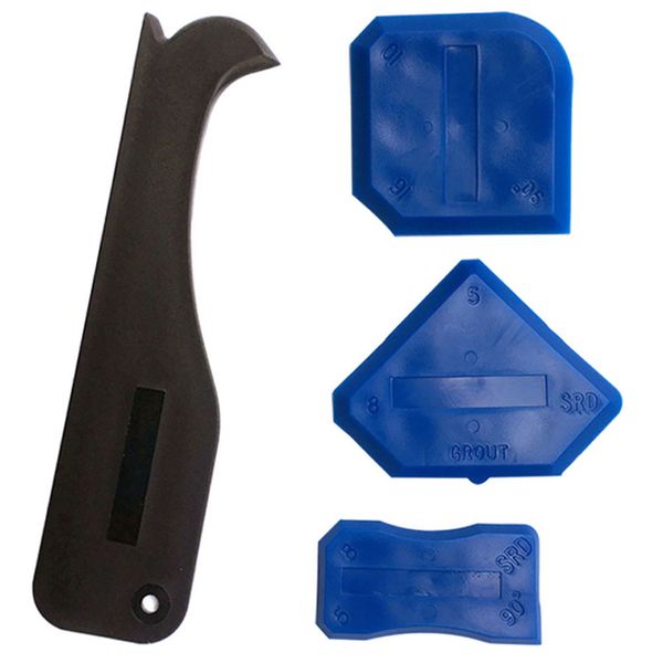 

4шт уплотнительной силиконовой затирка шпаклевка набор инструменты для снятия скребок аппликатор