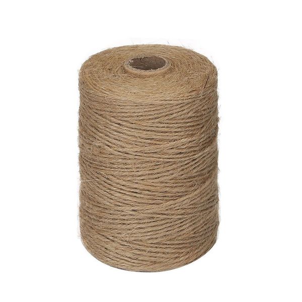 

2mm natural brown strong for decorating jute rope vintage for bundling thick