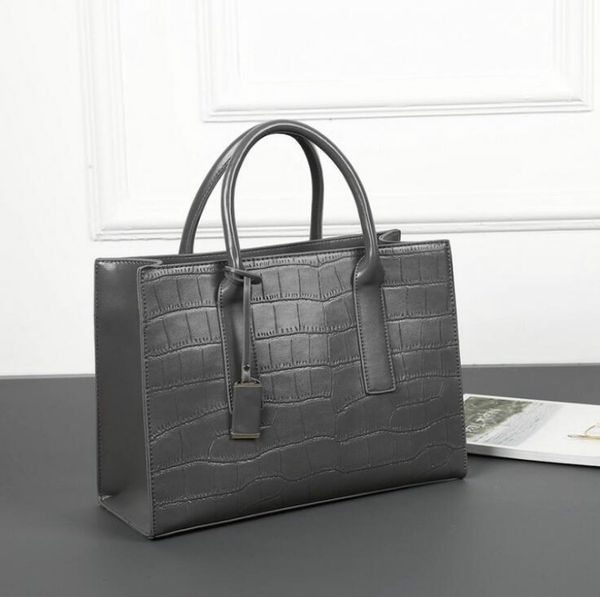 

women handbag alligator totes large capacity dress lady temperament business trip bag
