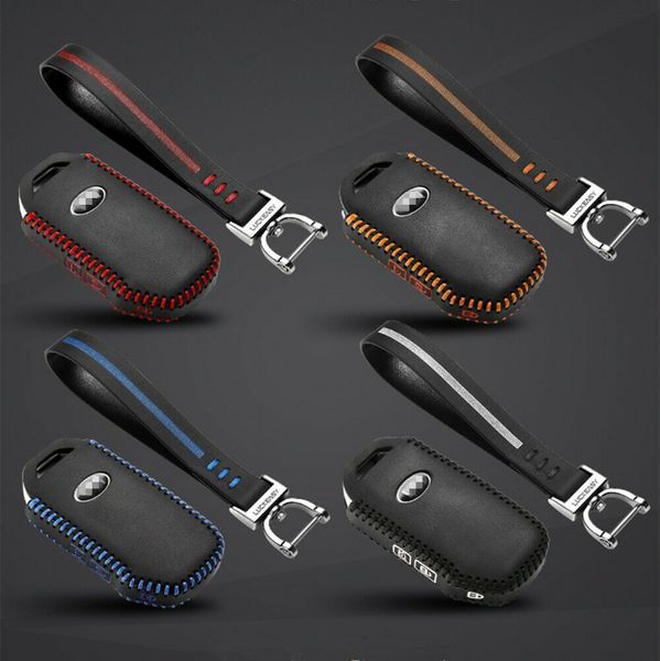 

leather car key protection cover for kia sportage 2018 car holder shell case