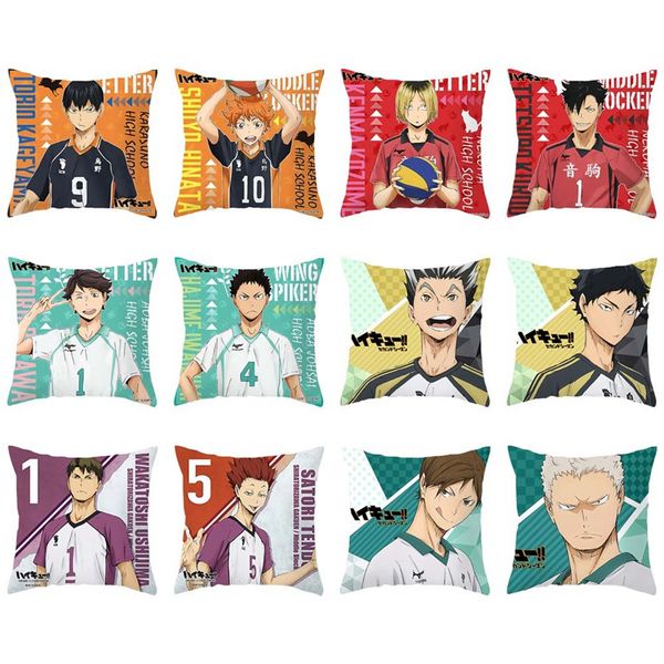 

anime haikyuu pillowcase pillow case cover cushion seat bedding modern home decorative pillowcase for living room pillow cover