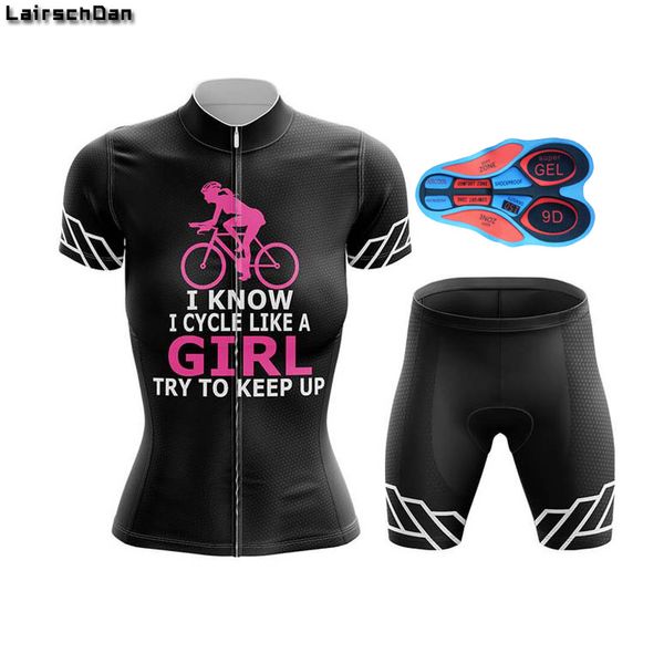 

new pro womens cycling jersey set summer cycling wear mountain bike clothes bicycle clothing mtb clothing suit, Black;blue