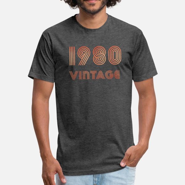 

40. birthday 40 years 1980 gift idea bornin1980 t shirt men printed 100% cotton round collar basic solid famous comfortable spring autumn