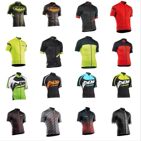

men cycling short sleeves jersey short sleeve bike shirts mtb cycling clothing ropa bicycle wear shirts a715-16, Black;red
