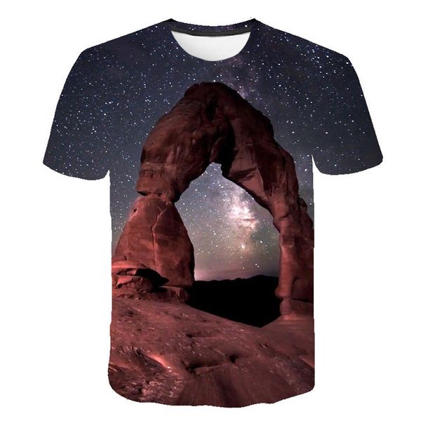 

magic stars galaxy male 3d print shirts comics kawaii hippie men clothing