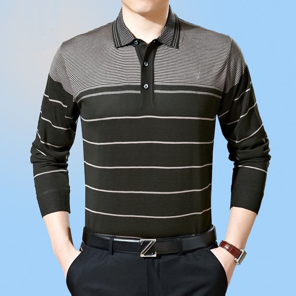 

autumn casual turn-down collar cashmere sweater men wool sweaters long sleeve pullover shirts men with pocket sweater, White;black
