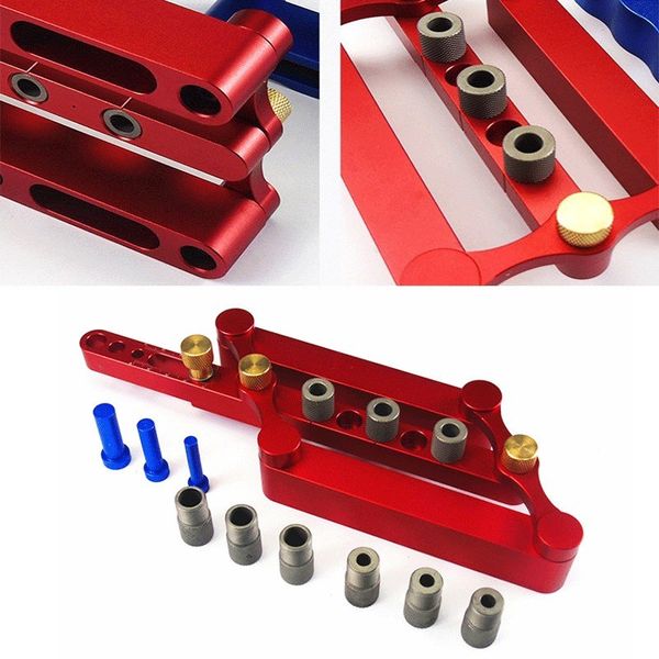 

6/8/10mm drilling tools self centering dowelling jig metric dowel for woodworking wood working joinery punch locator set